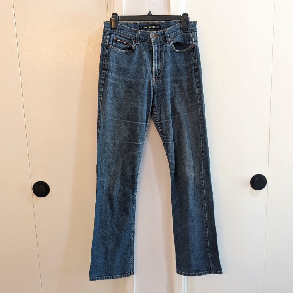 DKNY Jeans Mid Wash Women’s Size 6L with Whiskered Detail